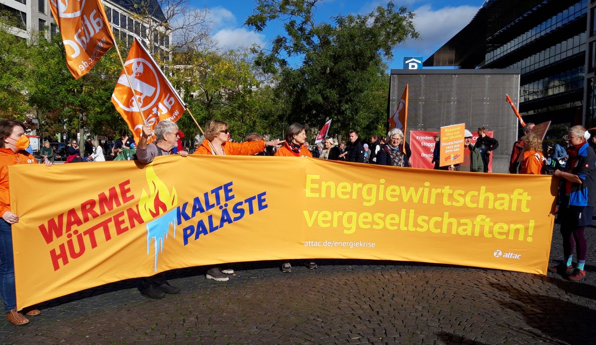 Auftakt-Demo in Frankfurt